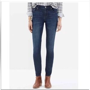 Madewell Dark Wash High-Rise Skinny Jeans Size 27